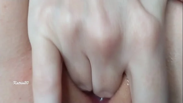 Beautiful wet pussy of a teenage girl