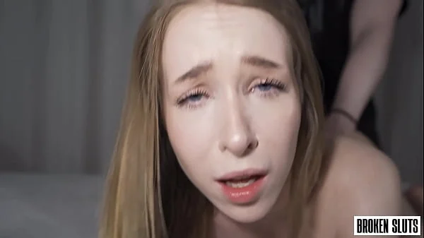 THE HARDEST ORGASM OF HER LIFE - Pretty Teen ROUGH Fucked To Multiple Screaming Orgasms